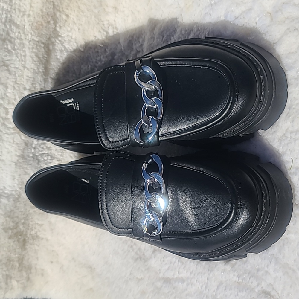 NOBO Chunky Platform Loafers size 8W